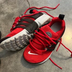 Nike boy shoes red